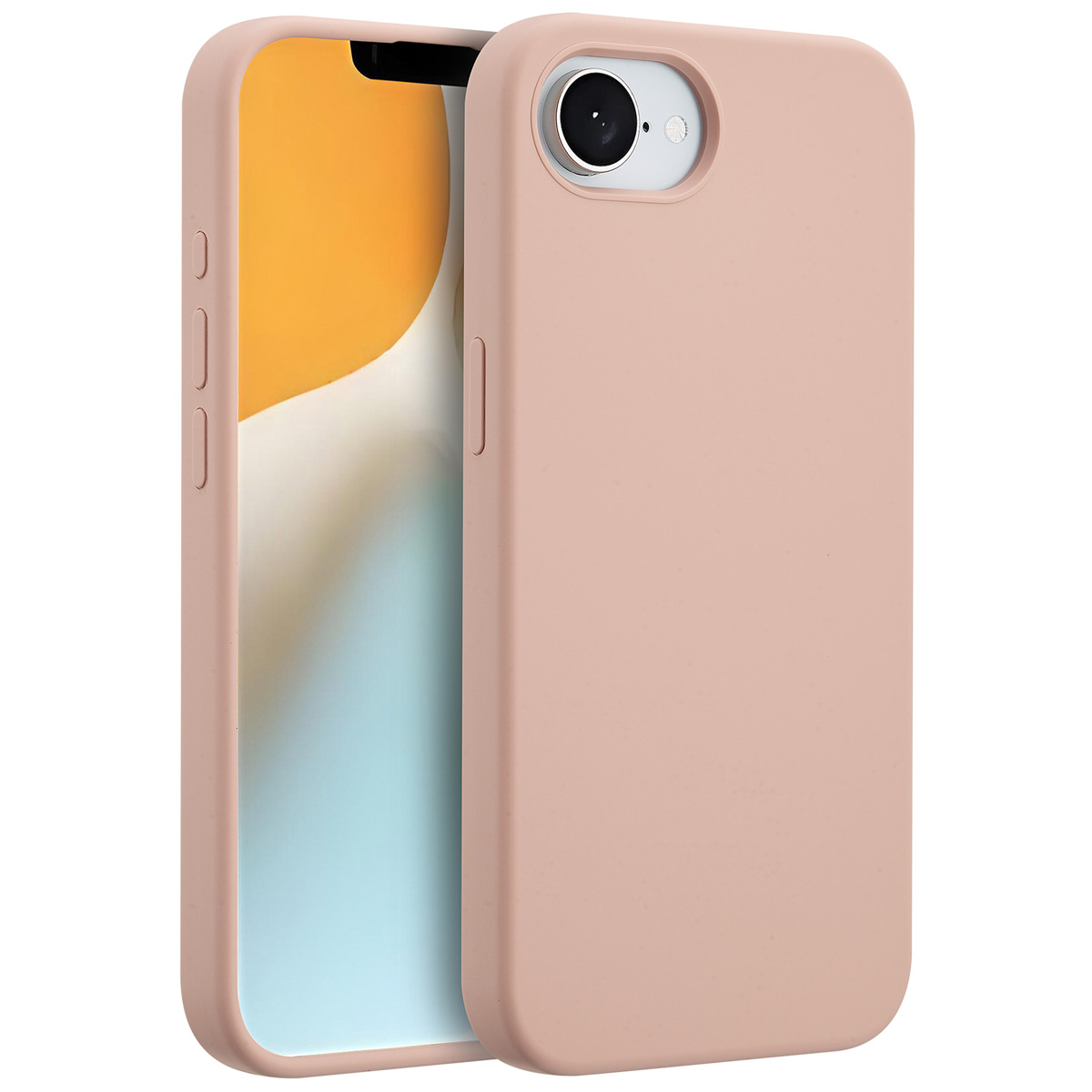 Accezz Coque Liquid Silicone avec MagSafe Apple iPhone 17e / 16e - Rose