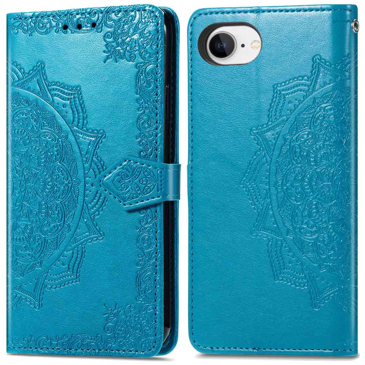 imoshion Mandala Bookcase voor de Apple iPhone 17e / 16e - Turquoise