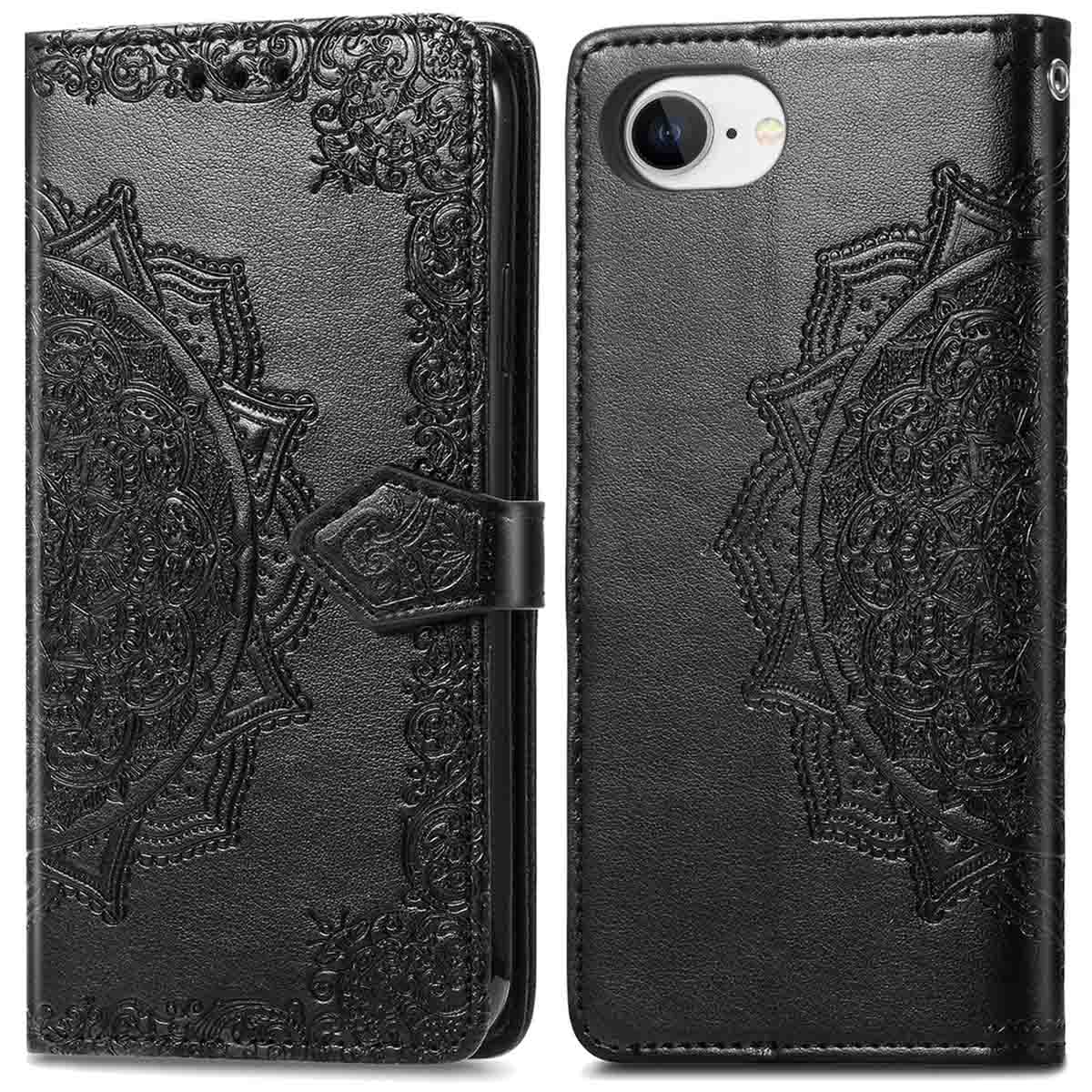 imoshion Mandala Bookcase voor de Apple iPhone 17e / 16e - Zwart