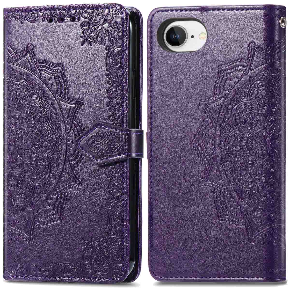 imoshion Mandala Bookcase voor de Apple iPhone 17e / 16e - Paars