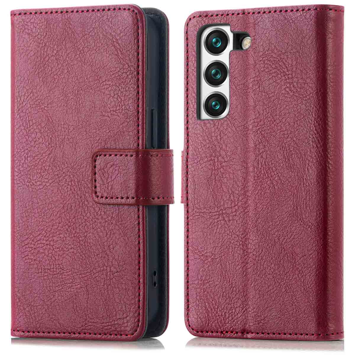 imoshion Luxe Bookcase voor de Samsung Galaxy S22 - Bordeaux