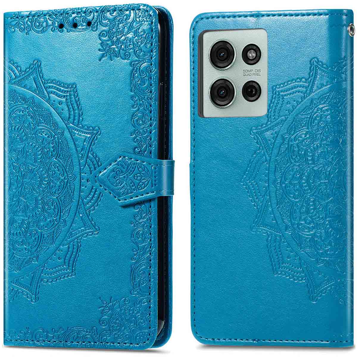 imoshion Mandala Bookcase voor de Motorola Moto G75 5G - Turquoise