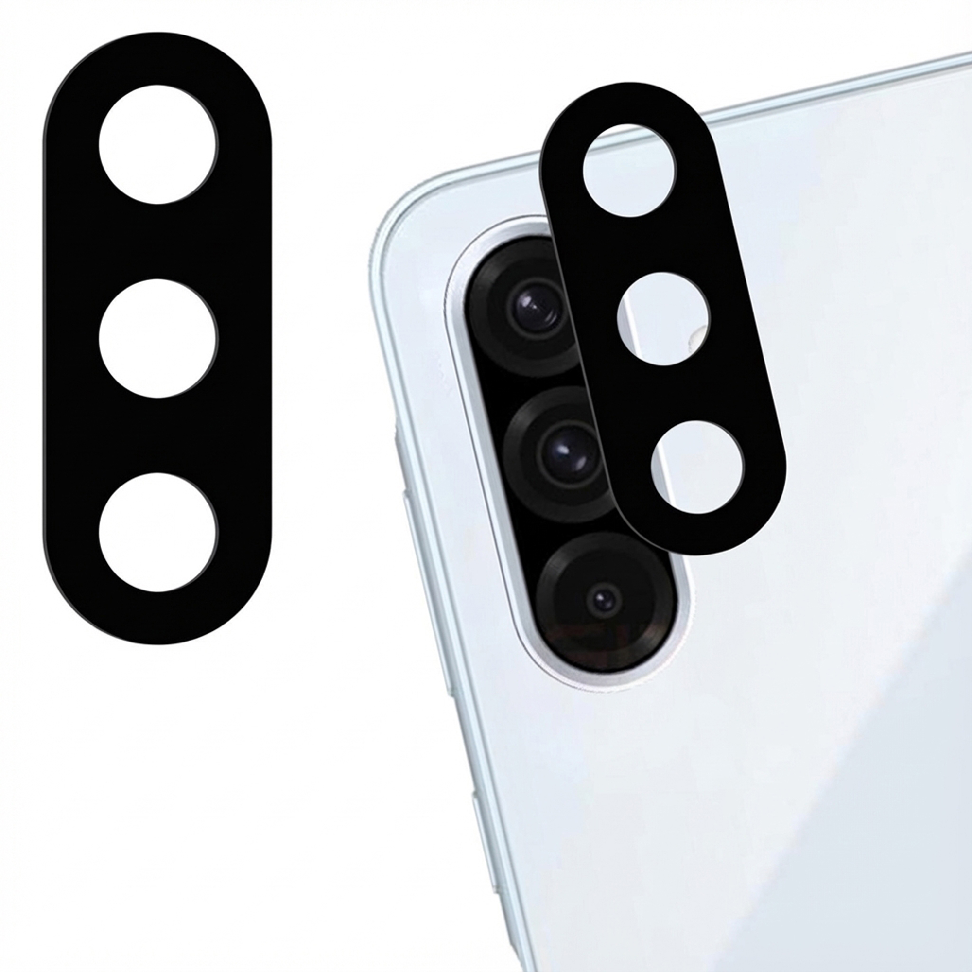 imoshion Camera Protector Glas 2 Pack voor de Samsung Galaxy A36 / A56 - Zwart