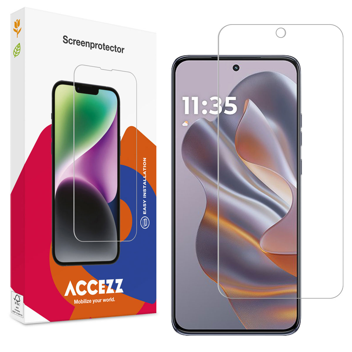 Accezz Gehard Glas Screenprotector voor de Motorola Thinkphone 25 / Edge 50 Neo / Edge 60 Neo