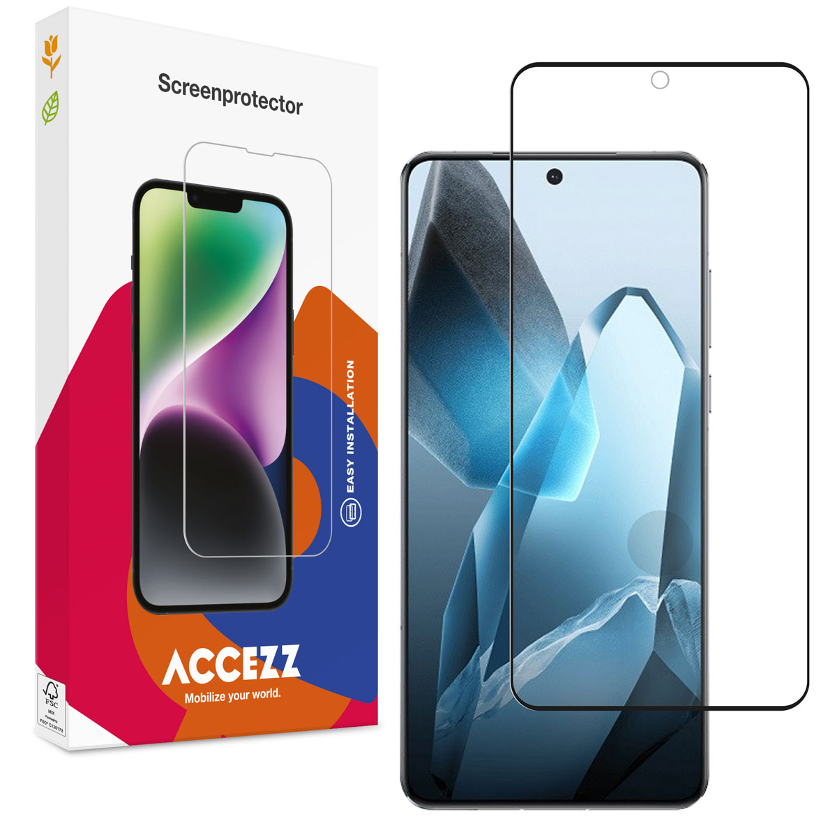 Accezz Gehard Glas Full Cover Screenprotector voor de OnePlus 13