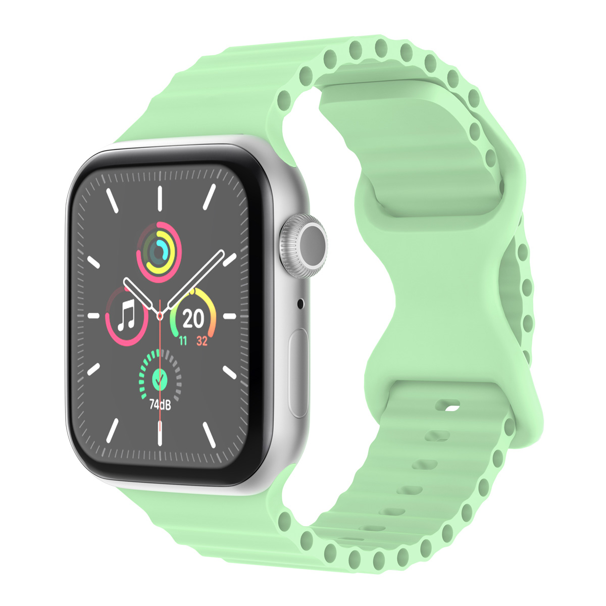 imoshion Bracelet Athletic en silicone Apple Watch | 38/40/41/42 mm - Vert menthe