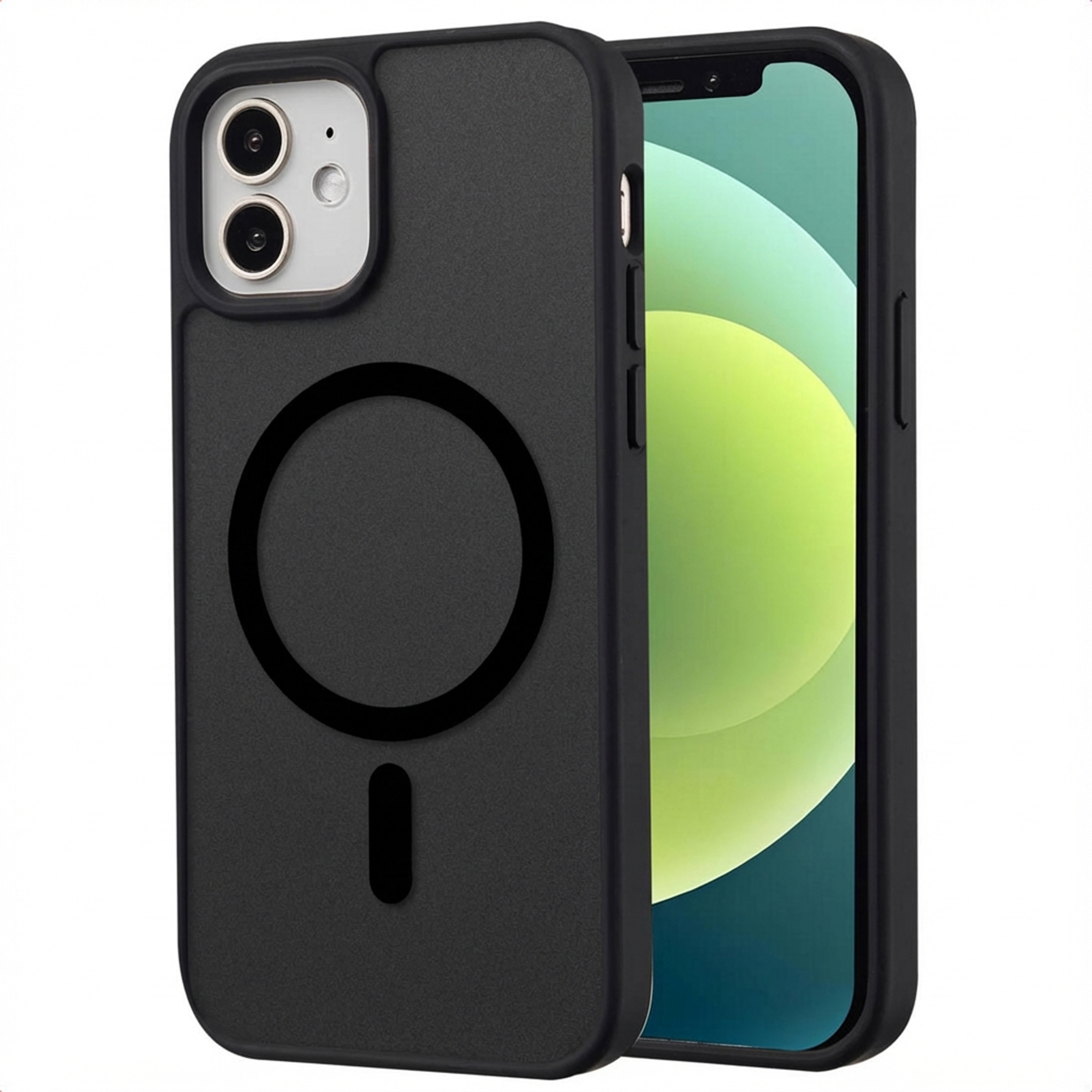 imoshion Color Guard Backcover met MagSafe voor de Apple iPhone 12 (Pro) - Zwart