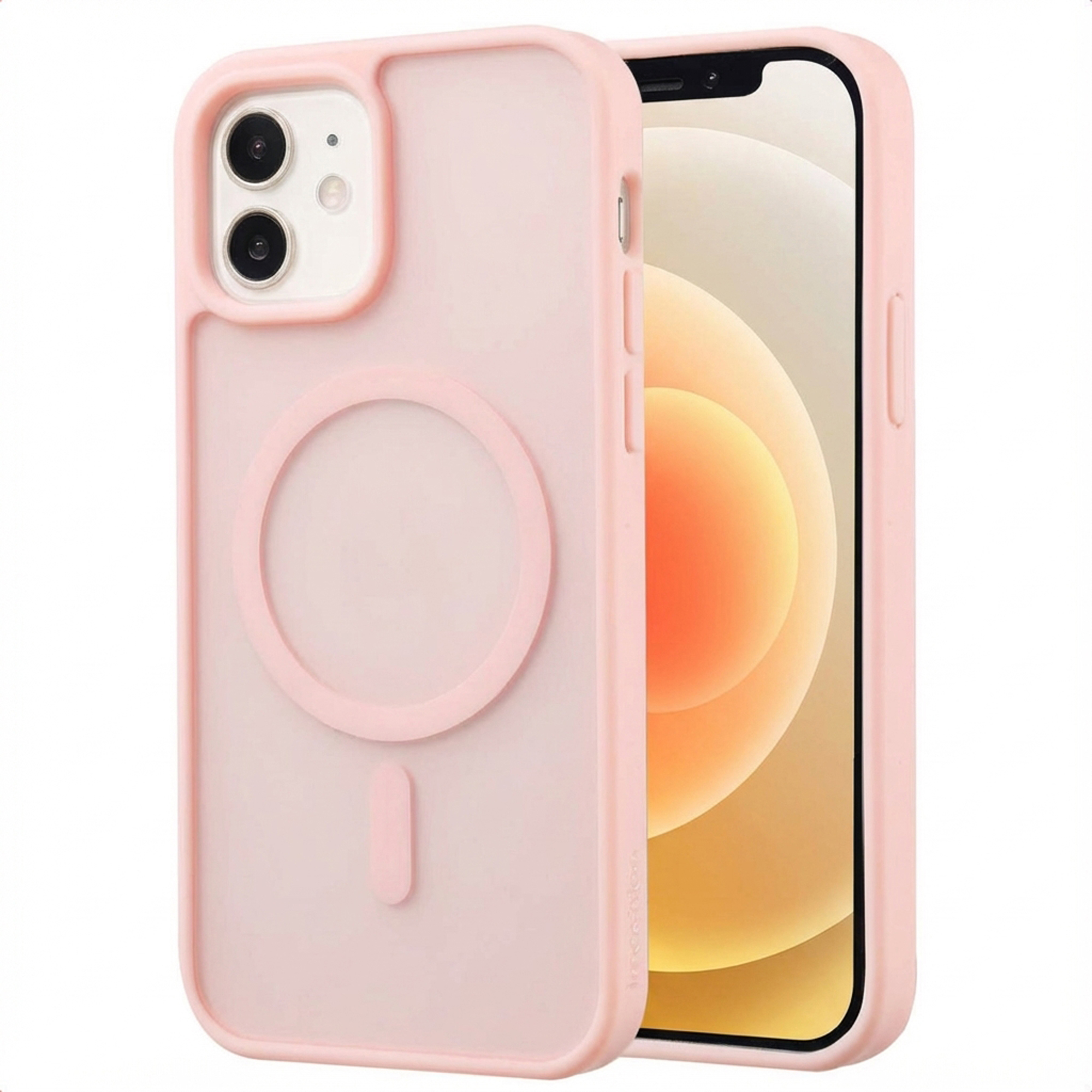 imoshion Coque Color Guard avec MagSafe Apple iPhone 12 (Pro) - Rose clair