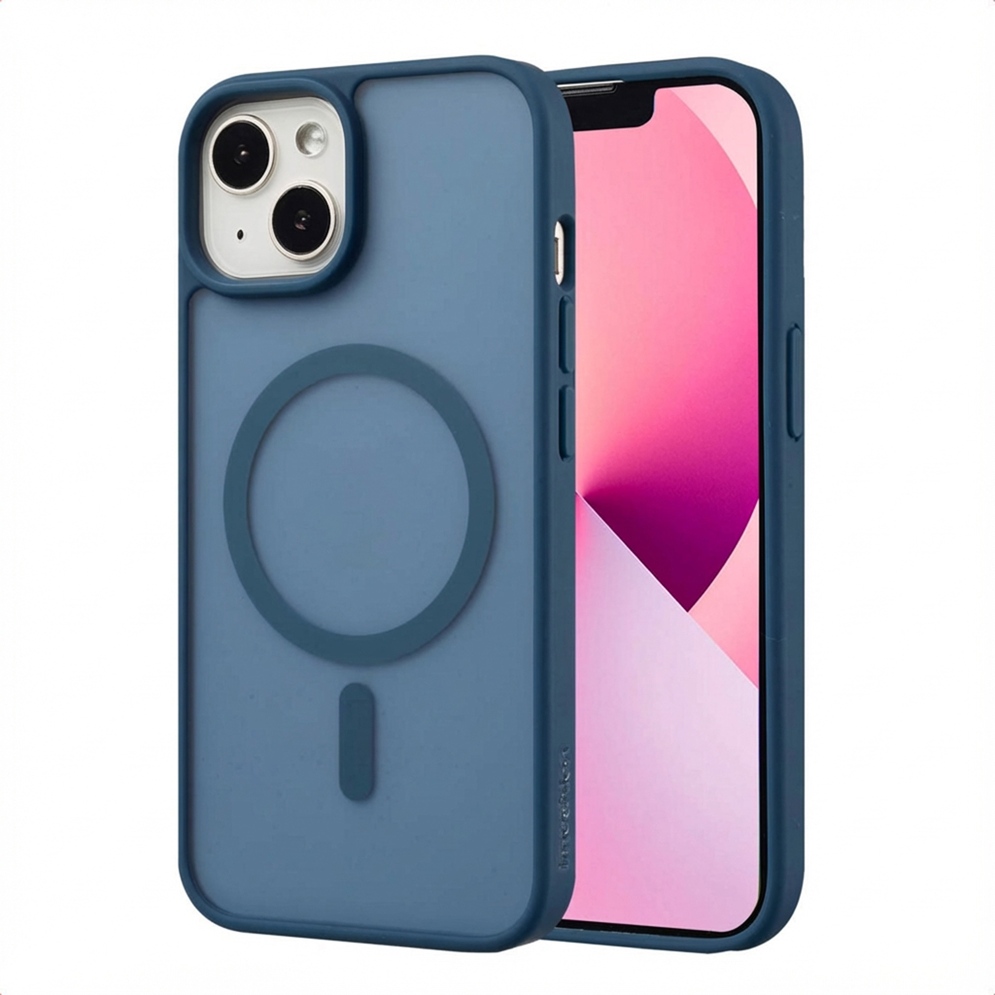 imoshion Coque Color Guard avec MagSafe Apple iPhone 14 / 13 - Bleu foncé