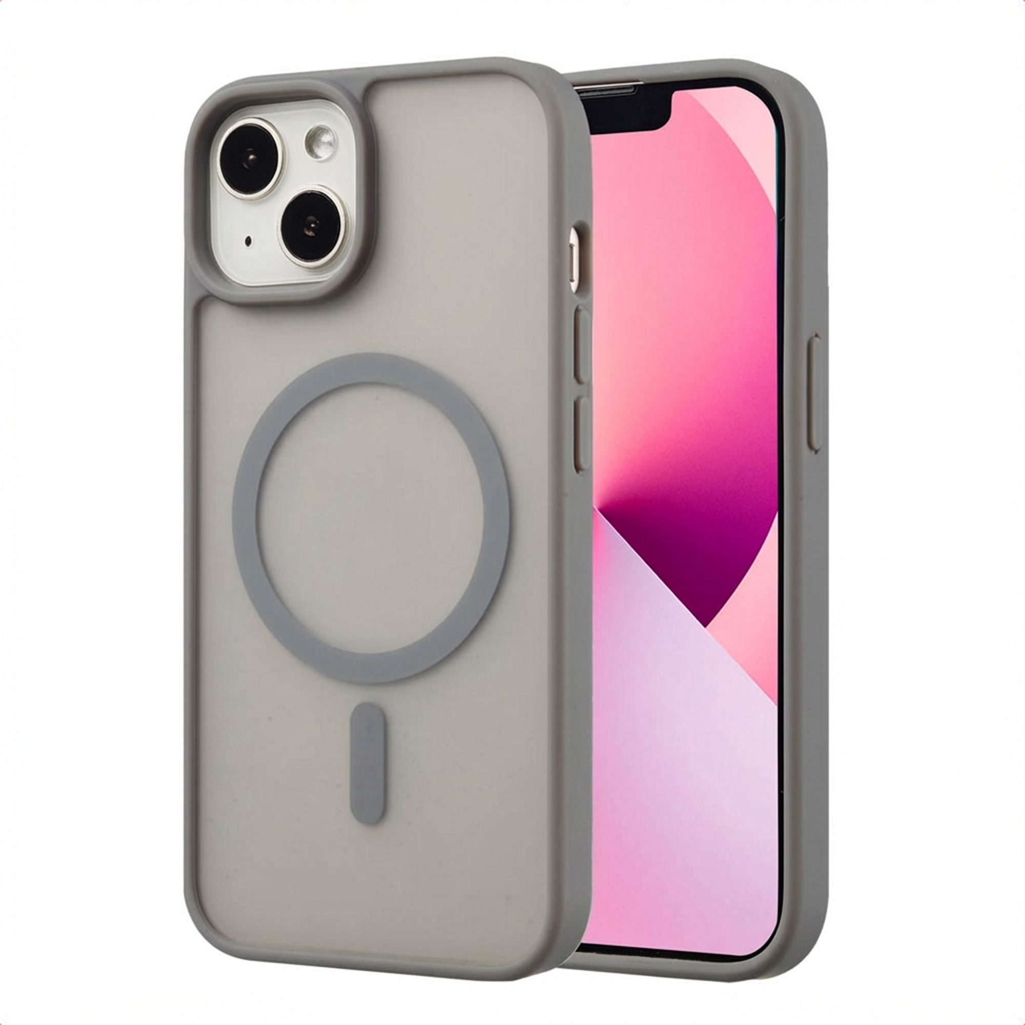 imoshion Color Guard Backcover met MagSafe voor de Apple iPhone 14 / 13 - Grijs