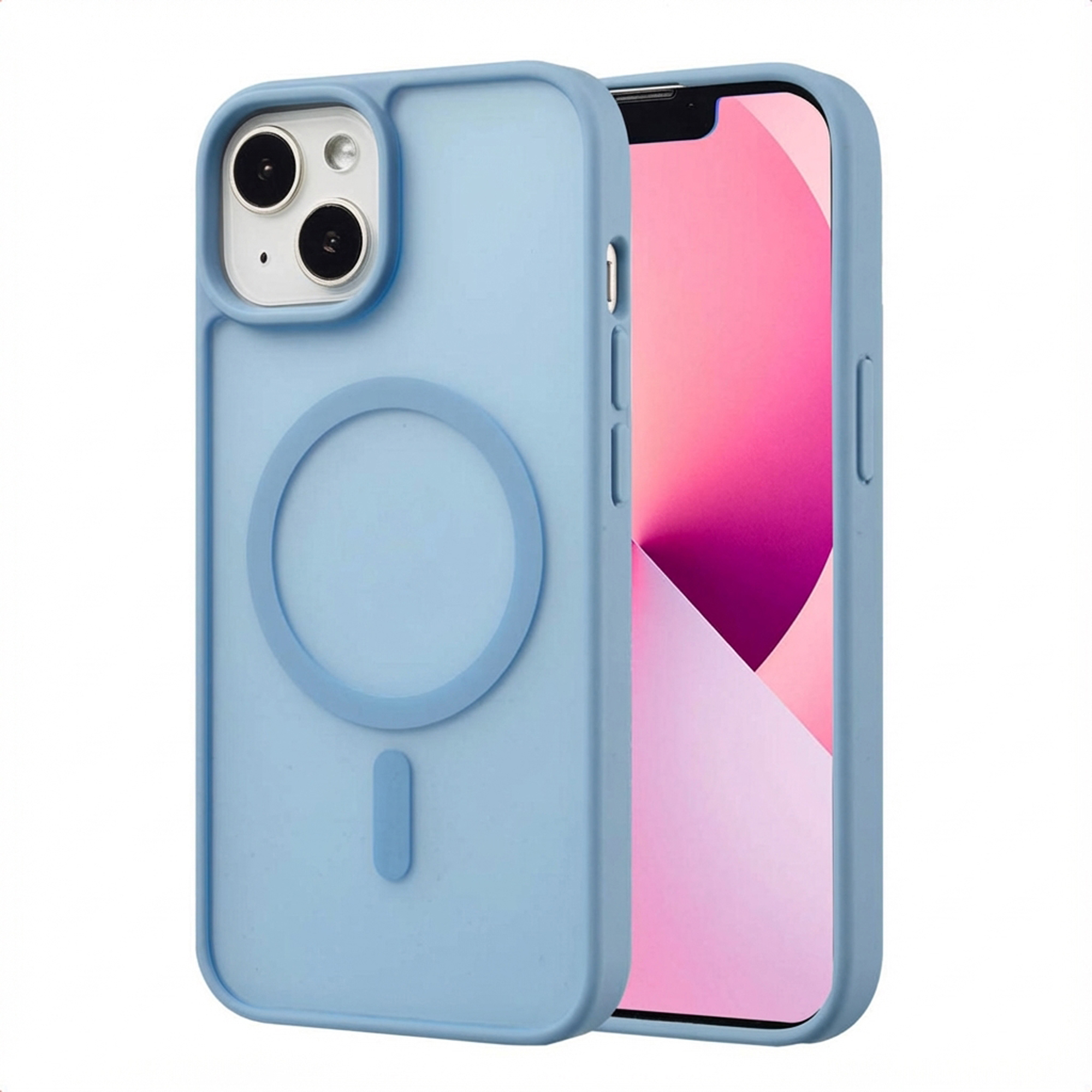imoshion Coque Color Guard avec MagSafe Apple iPhone 14 / 13 - Bleu clair