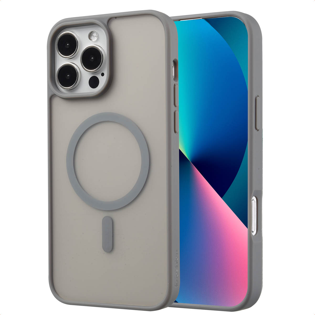 imoshion Coque Color Guard avec MagSafe Apple iPhone 13 Pro Max - Gris