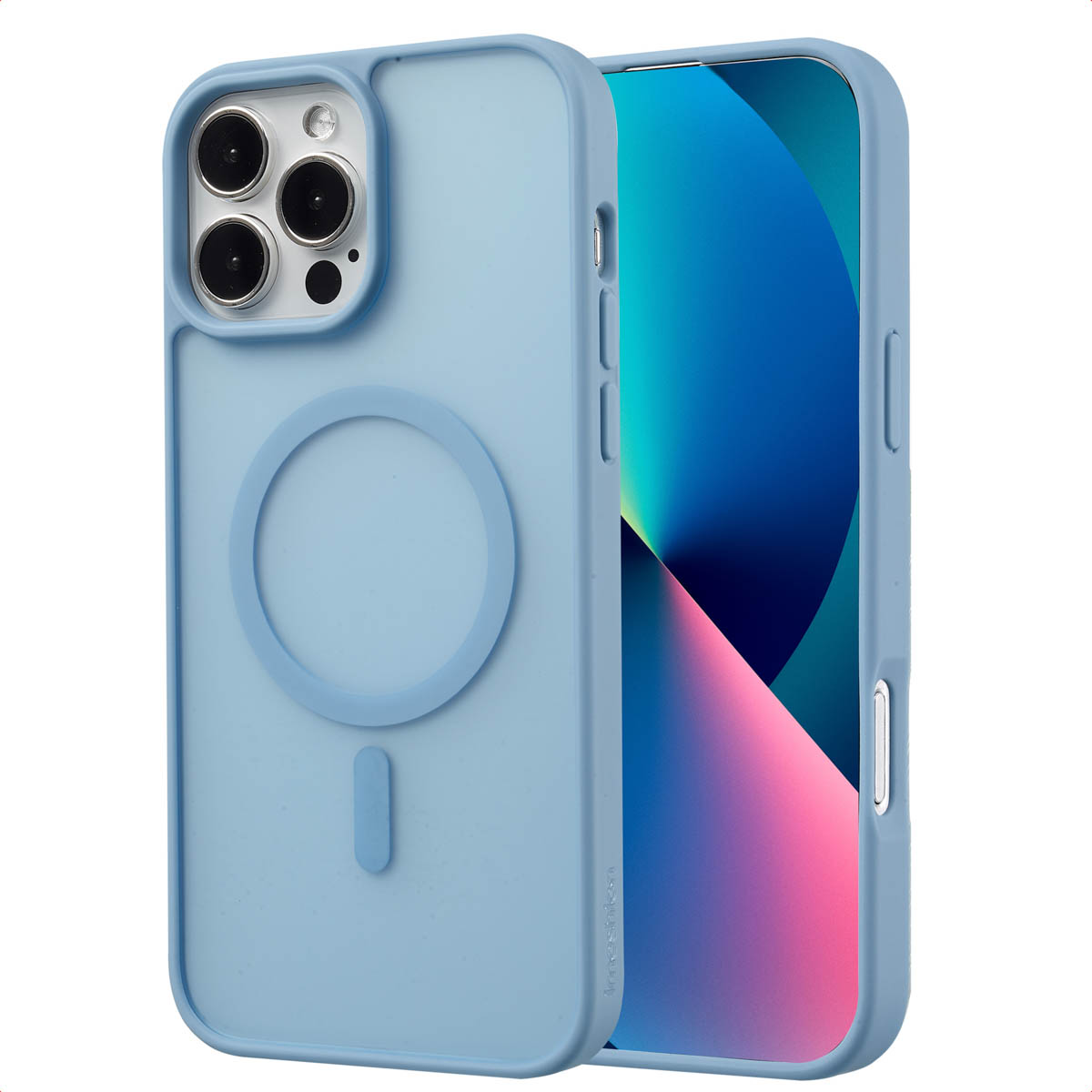 imoshion Coque Color Guard avec MagSafe Apple iPhone 13 Pro Max - Bleu clair