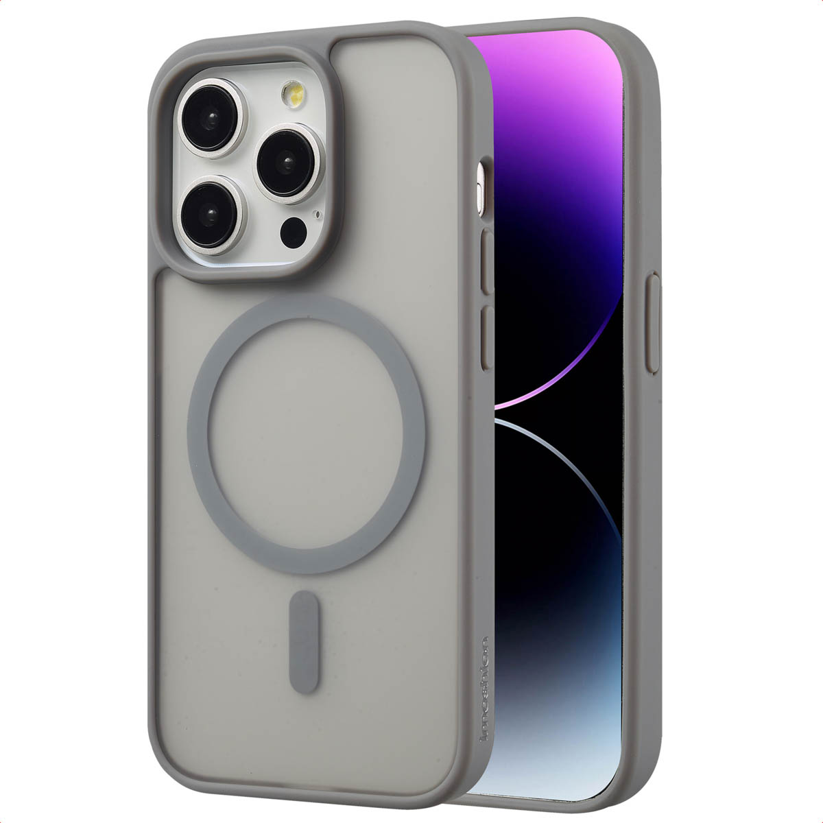 imoshion Coque Color Guard avec MagSafe Apple iPhone 14 Pro - Gris