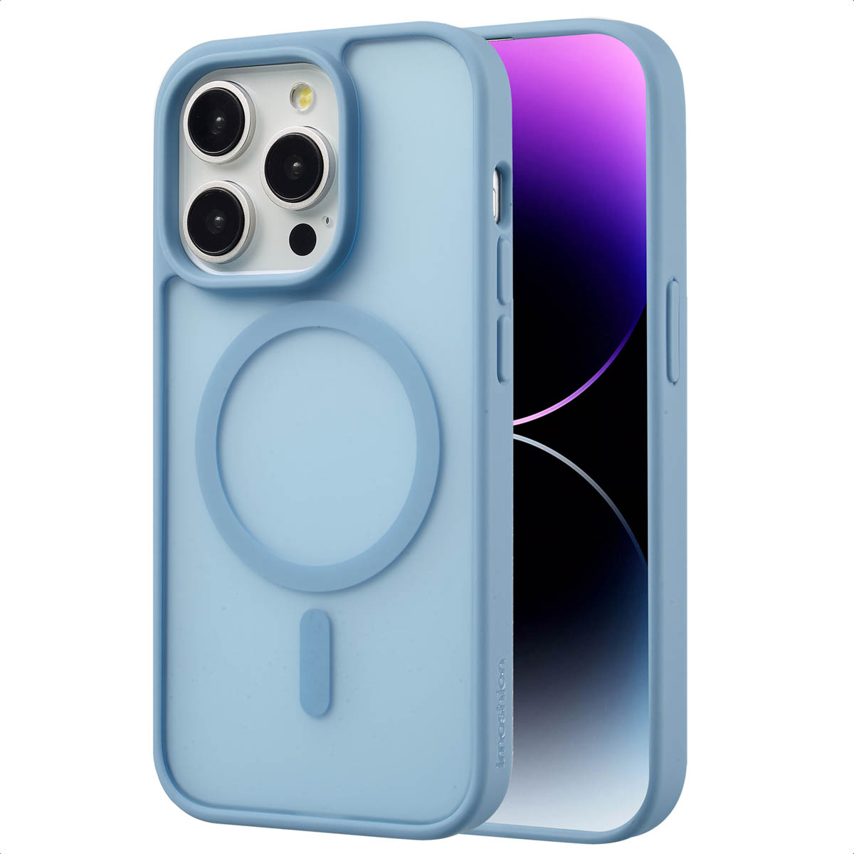 imoshion Color Guard Backcover met MagSafe voor de Apple iPhone 14 Pro - Lichtblauw