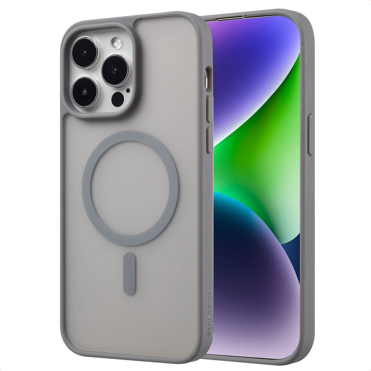 imoshion Coque Color Guard avec MagSafe Apple iPhone 14 Pro Max - Gris