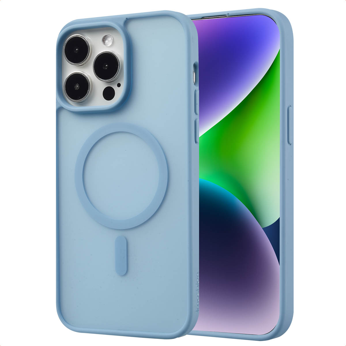 imoshion Coque Color Guard avec MagSafe Apple iPhone 14 Pro Max - Bleu clair