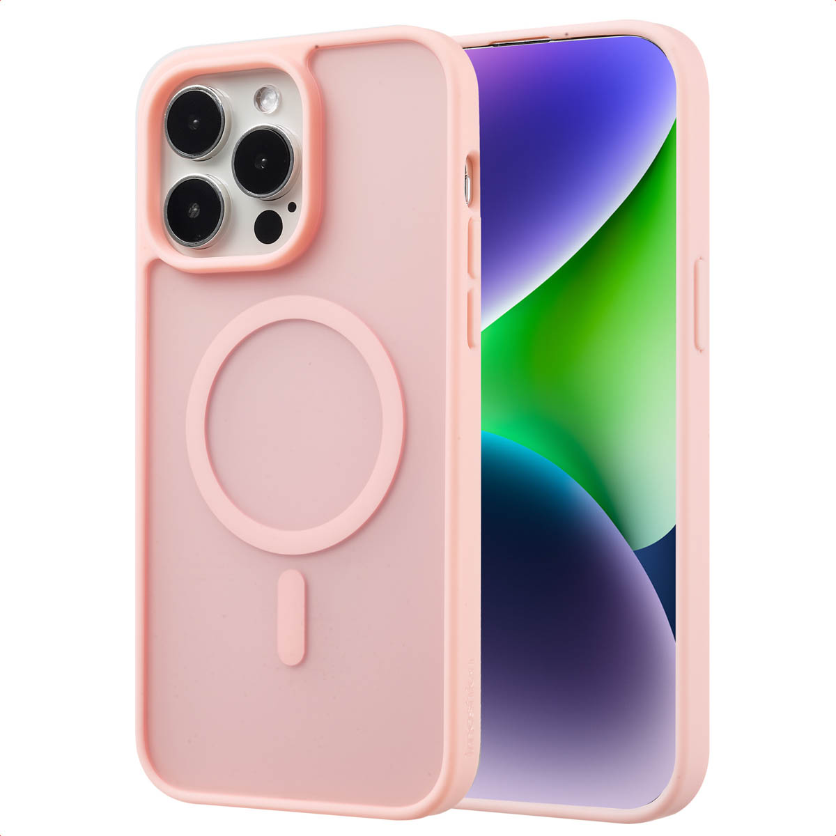 imoshion Color Guard Backcover met MagSafe voor de Apple iPhone 14 Pro Max - Lichtroze
