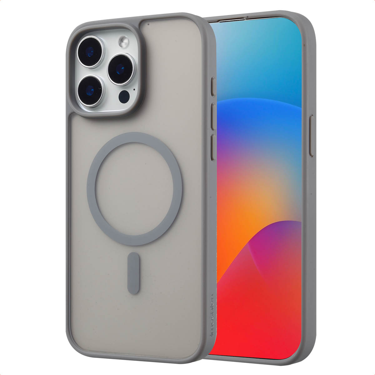 imoshion Coque Color Guard avec MagSafe Apple iPhone 15 Pro Max - Gris