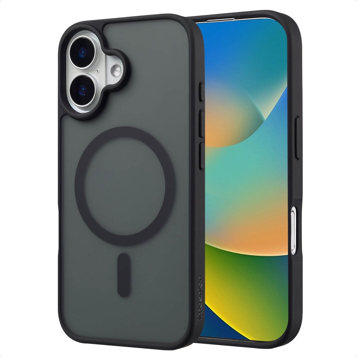 imoshion Color Guard Backcover met MagSafe voor de Apple iPhone 16 - Zwart