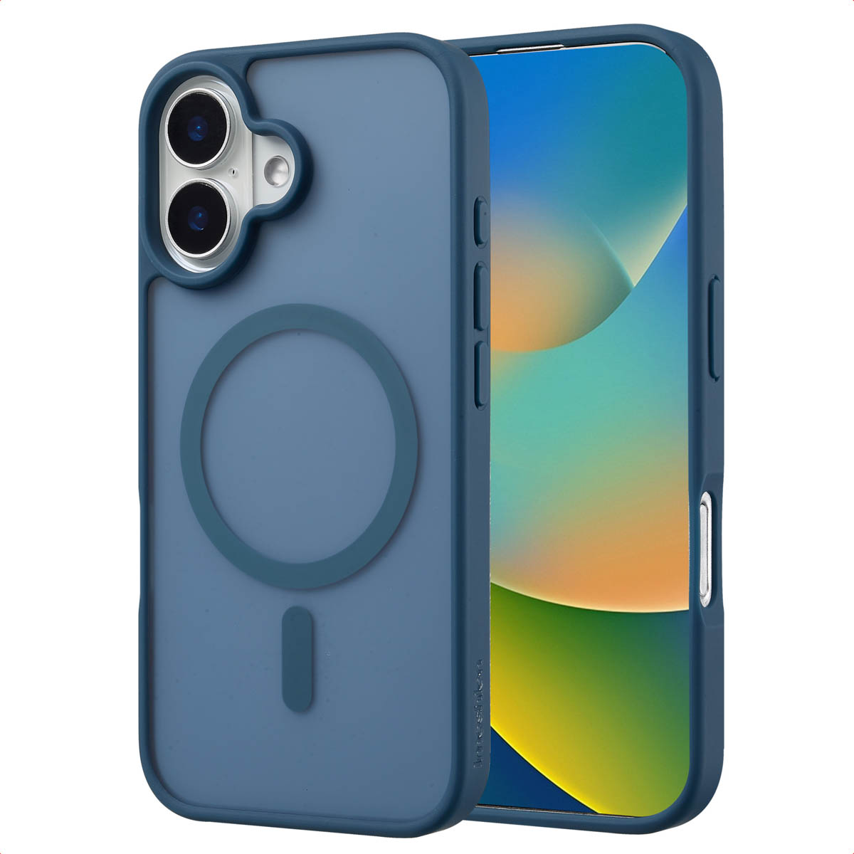 imoshion Coque Color Guard avec MagSafe Apple iPhone 16 - Bleu foncé