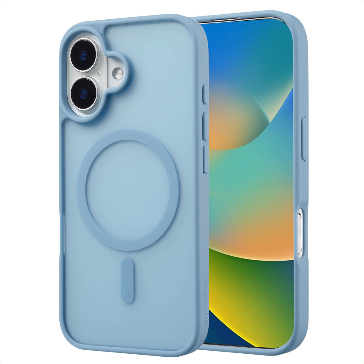 imoshion Coque Color Guard avec MagSafe Apple iPhone 16 - Bleu clair