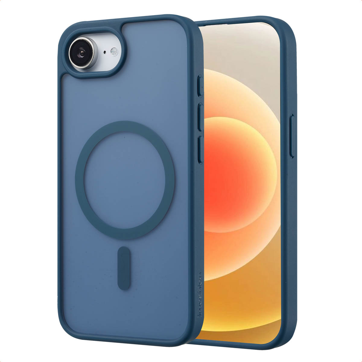 imoshion Color Guard Backcover met MagSafe voor de Apple iPhone 17e / 16e - Donkerblauw