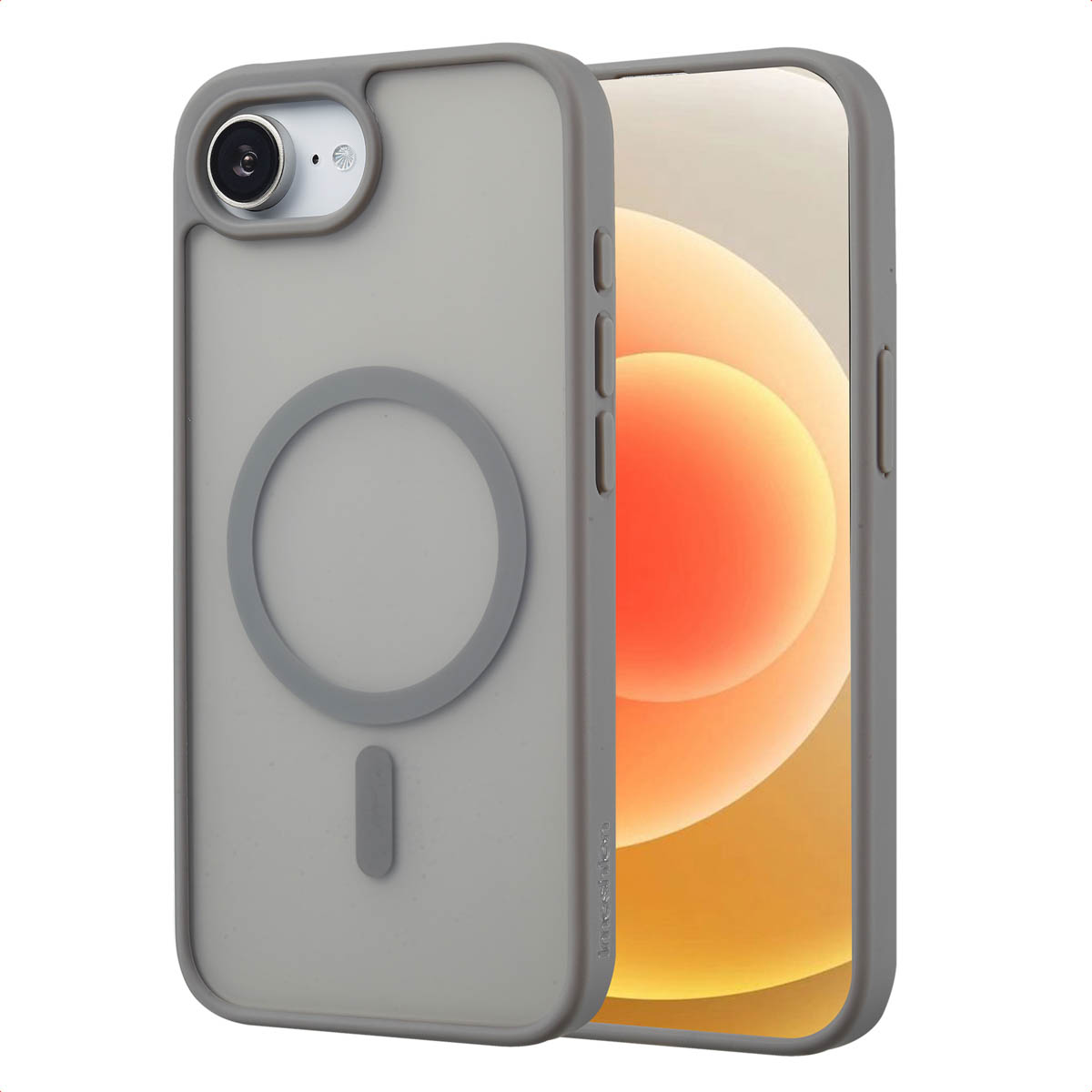 imoshion Color Guard Backcover met MagSafe voor de Apple iPhone 17e / 16e - Grijs
