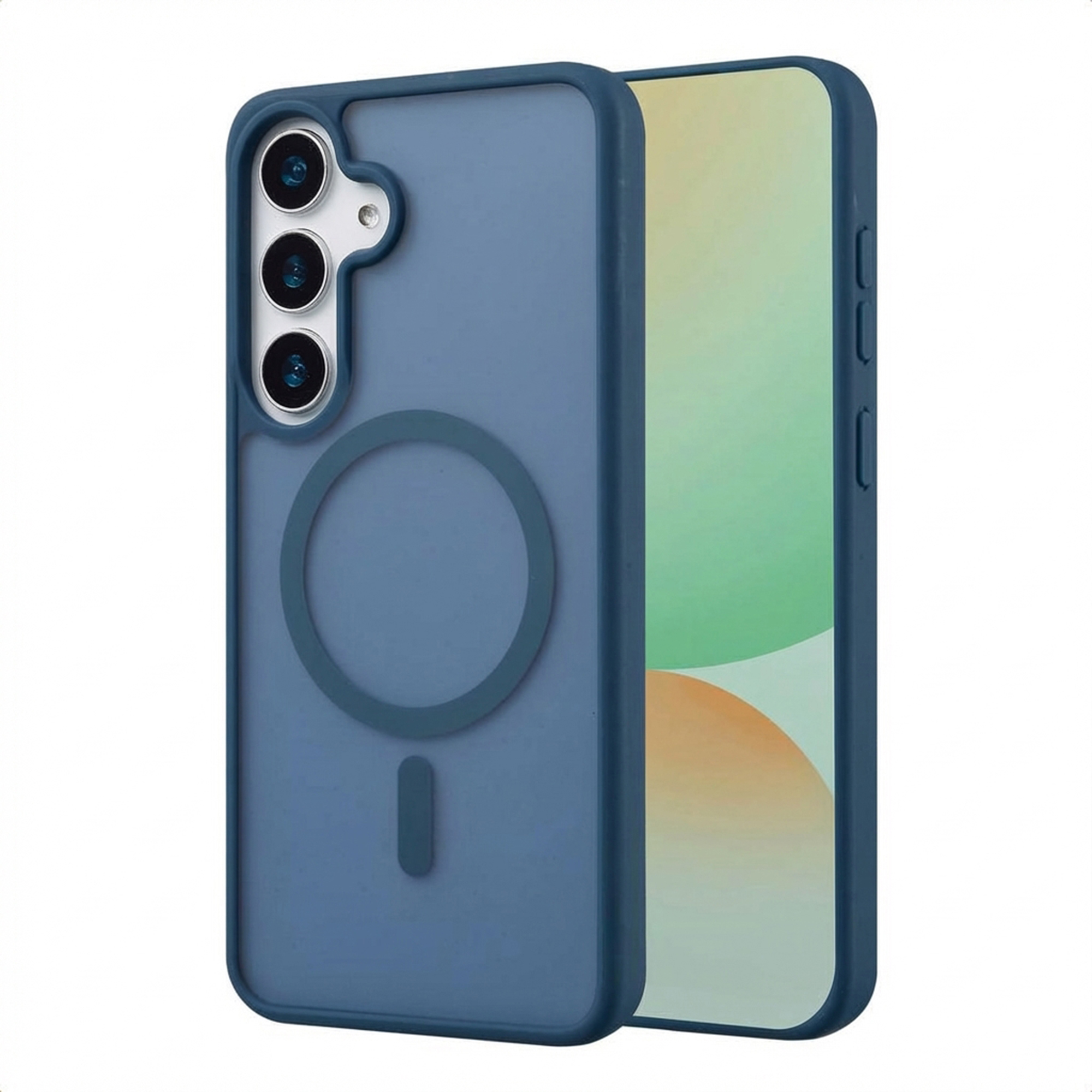 imoshion Color Guard Backcover met MagSafe voor de Samsung Galaxy S25 Plus - Donkerblauw