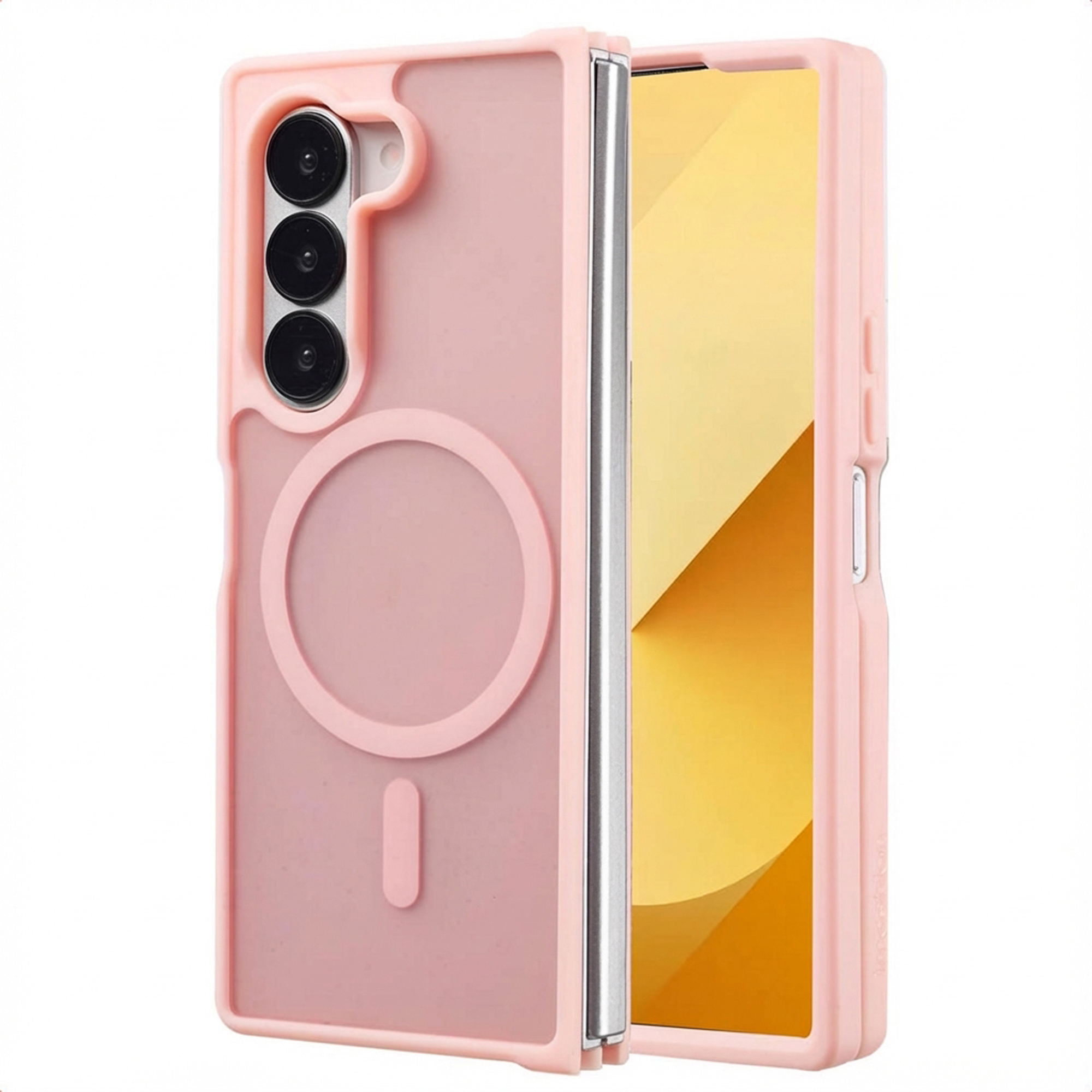 imoshion Coque Color Guard avec MagSafe Samsung Galaxy Z Fold 6 - Rose clair
