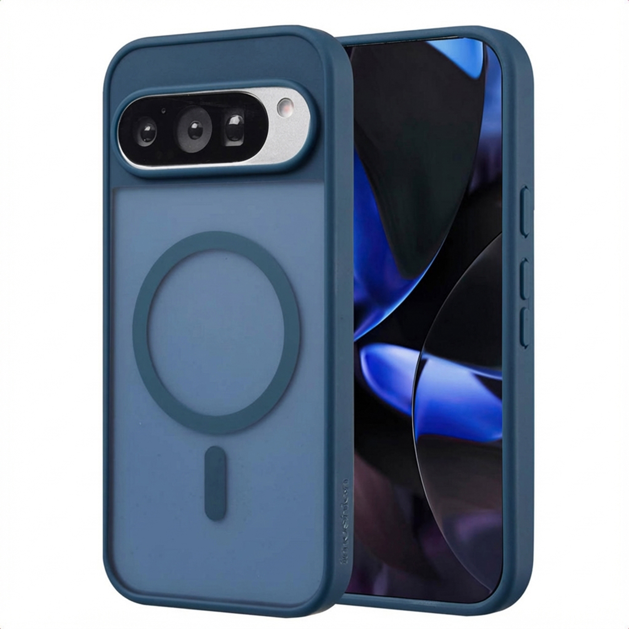 imoshion Coque Color Guard avec MagSafe Google Pixel 9 / 9 Pro / 10 / 10 Pro - Bleu foncé