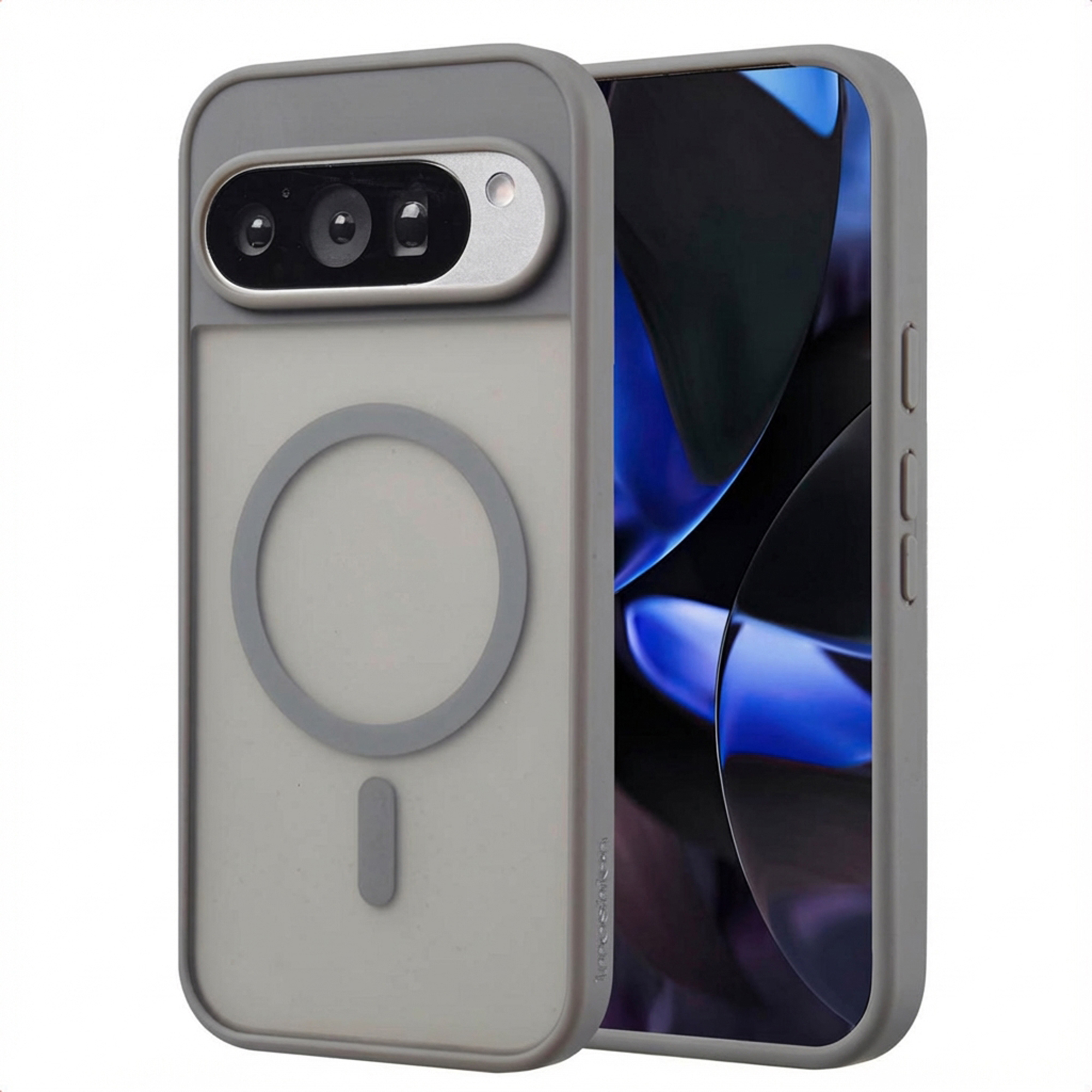 imoshion Coque Color Guard avec MagSafe Google Pixel 9 / 9 Pro / 10 / 10 Pro - Gris