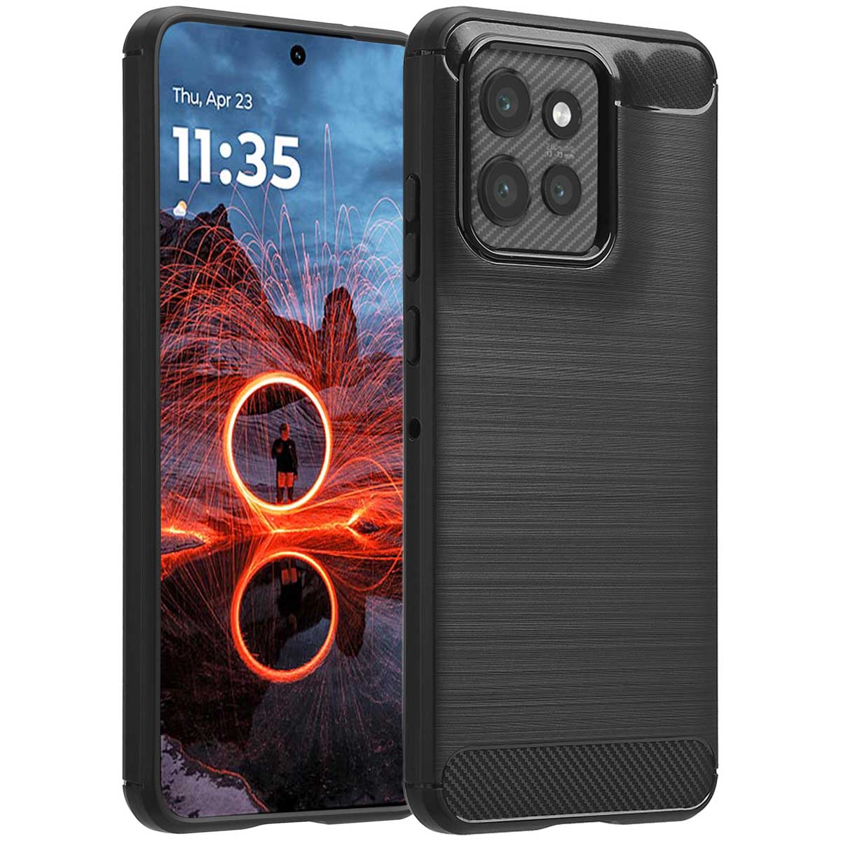 imoshion Coque Brushed Motorola Thinkphone 25 / Edge 50 Neo / Edge 60 Neo - Noir