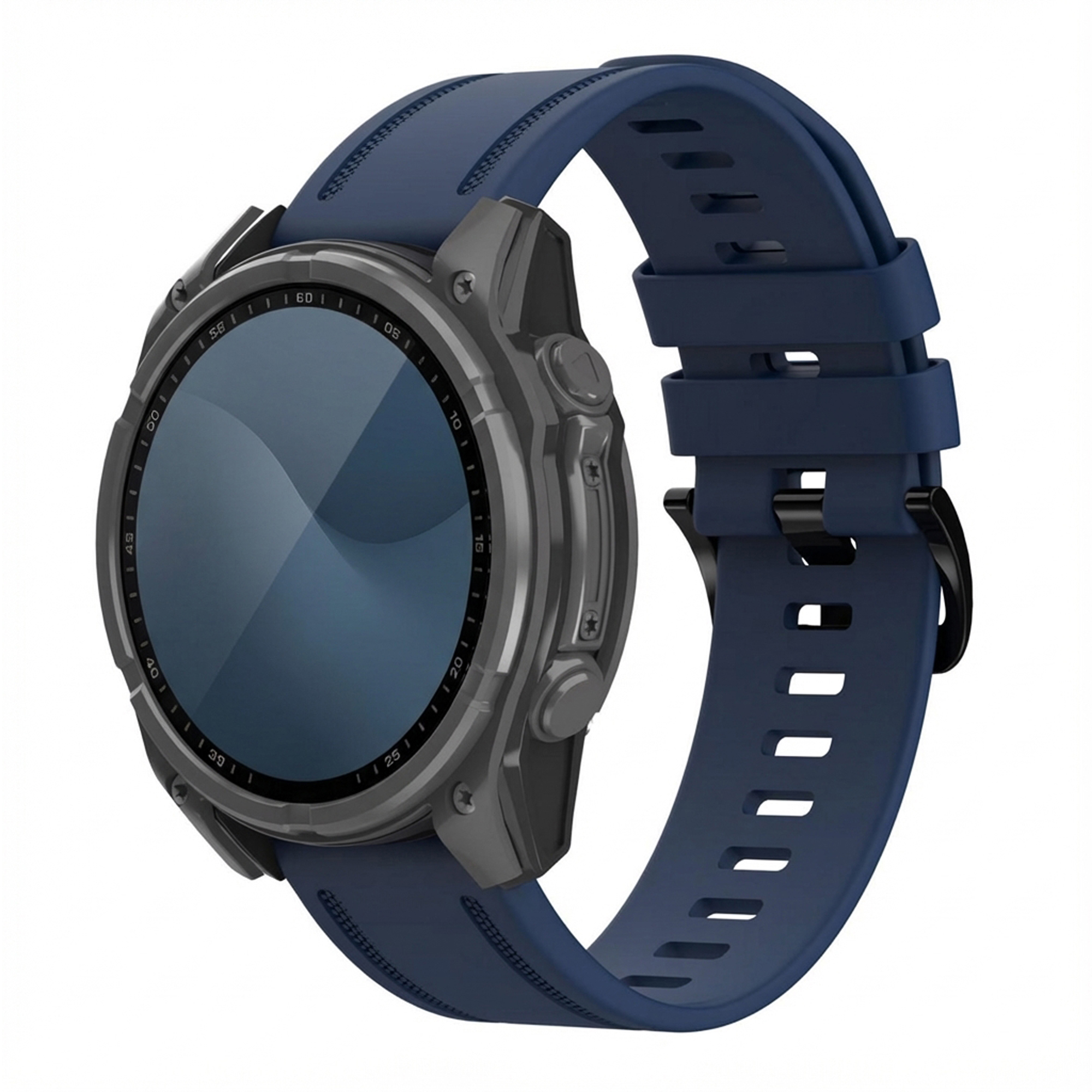 imoshion QuickFit® Line Siliconenbandje - Garmin 20 mm aansluiting - Donkerblauw