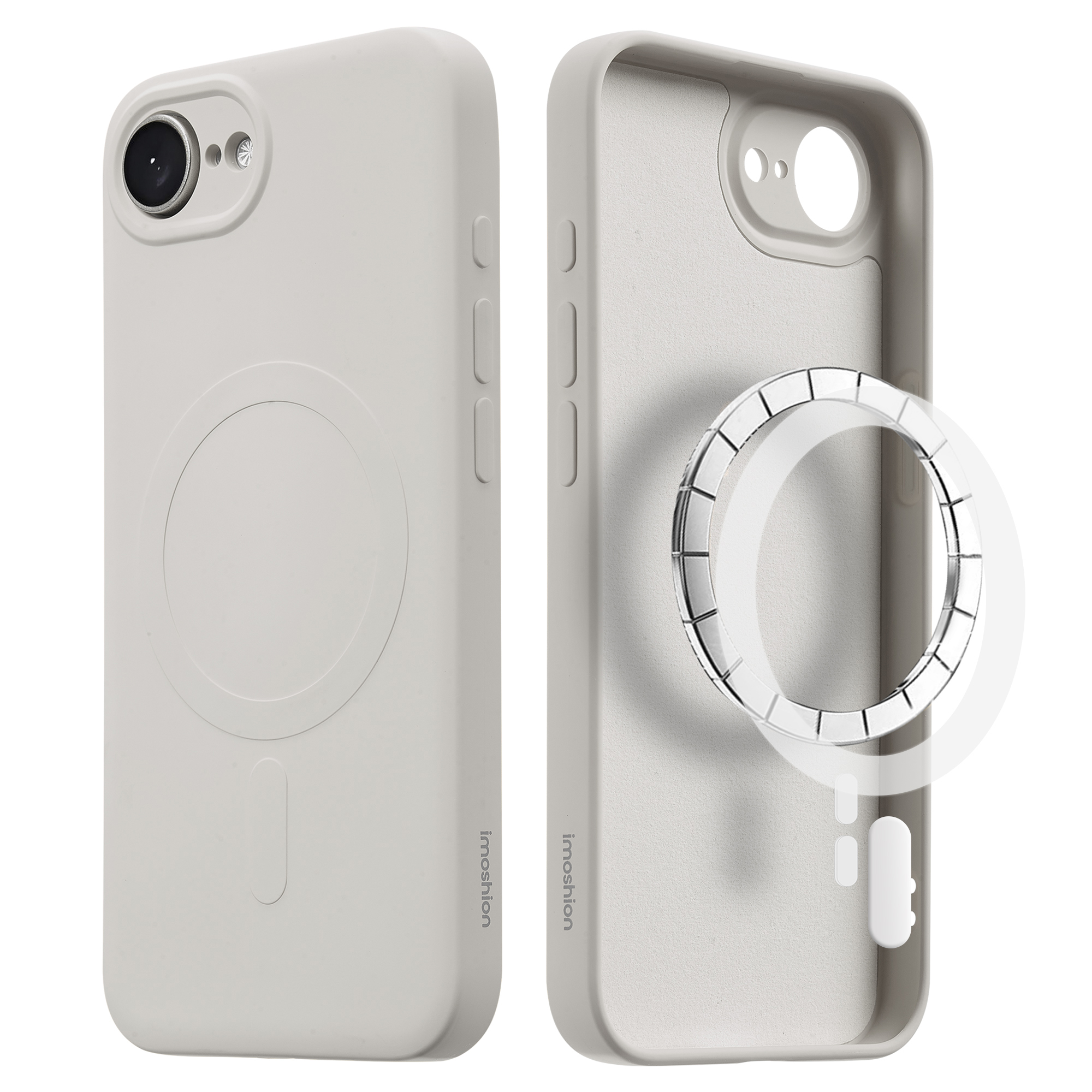 imoshion Coque Couleur avec MagSafe Apple iPhone 17e / 16e - Beige