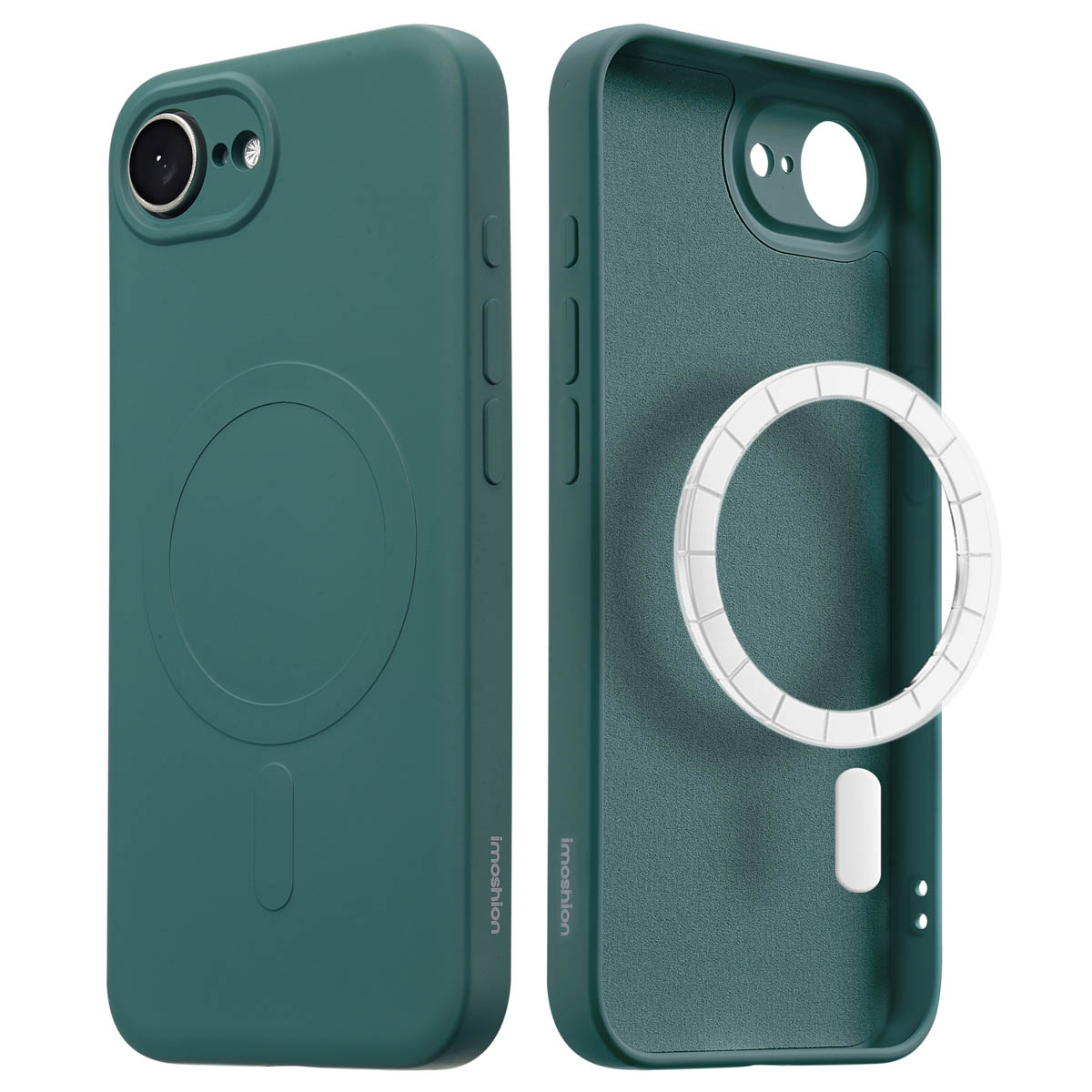 imoshion Coque Couleur avec MagSafe Apple iPhone 17e / 16e - Vert foncé