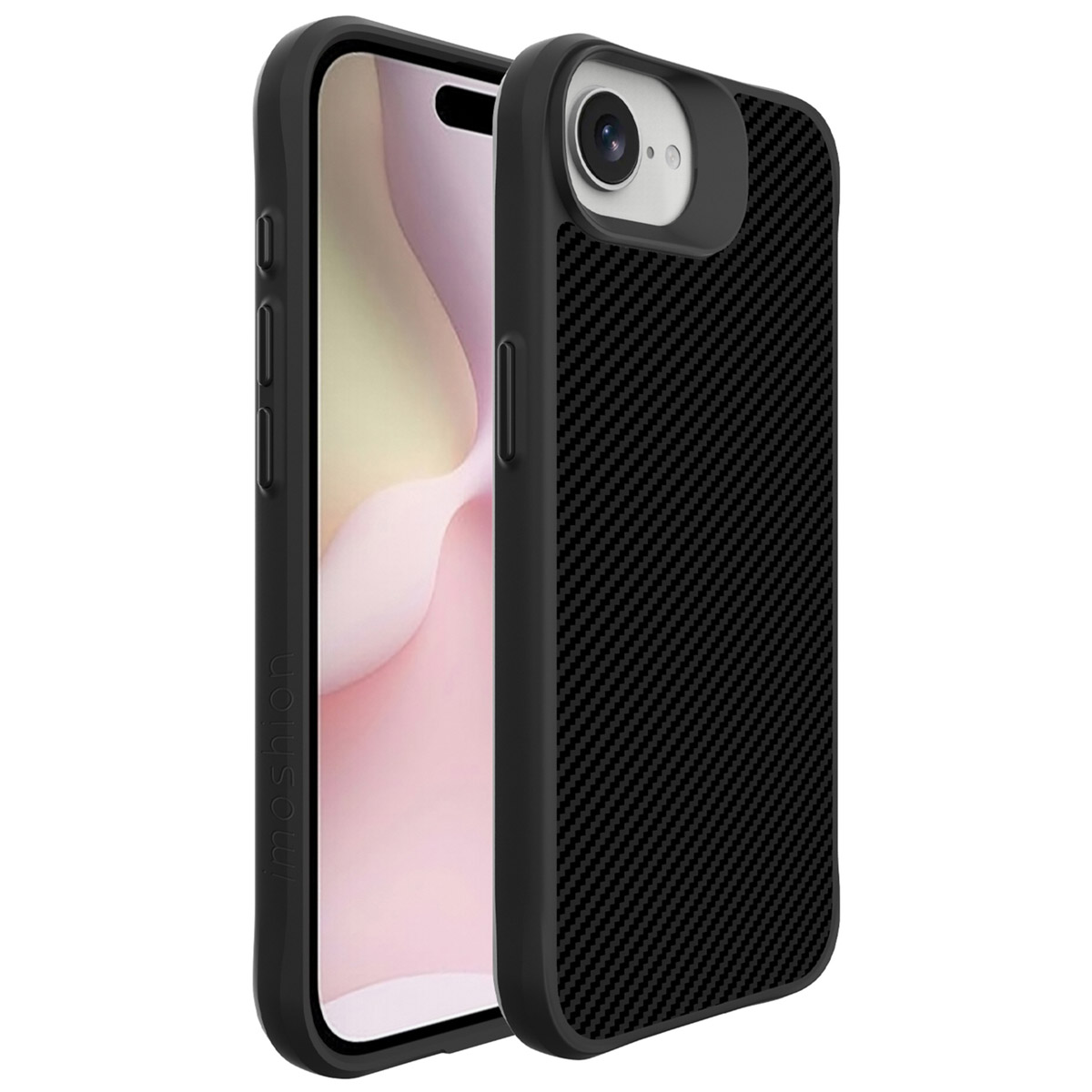 imoshion Rugged Hybrid Carbon Case Apple iPhone 17e / 16e - Noir