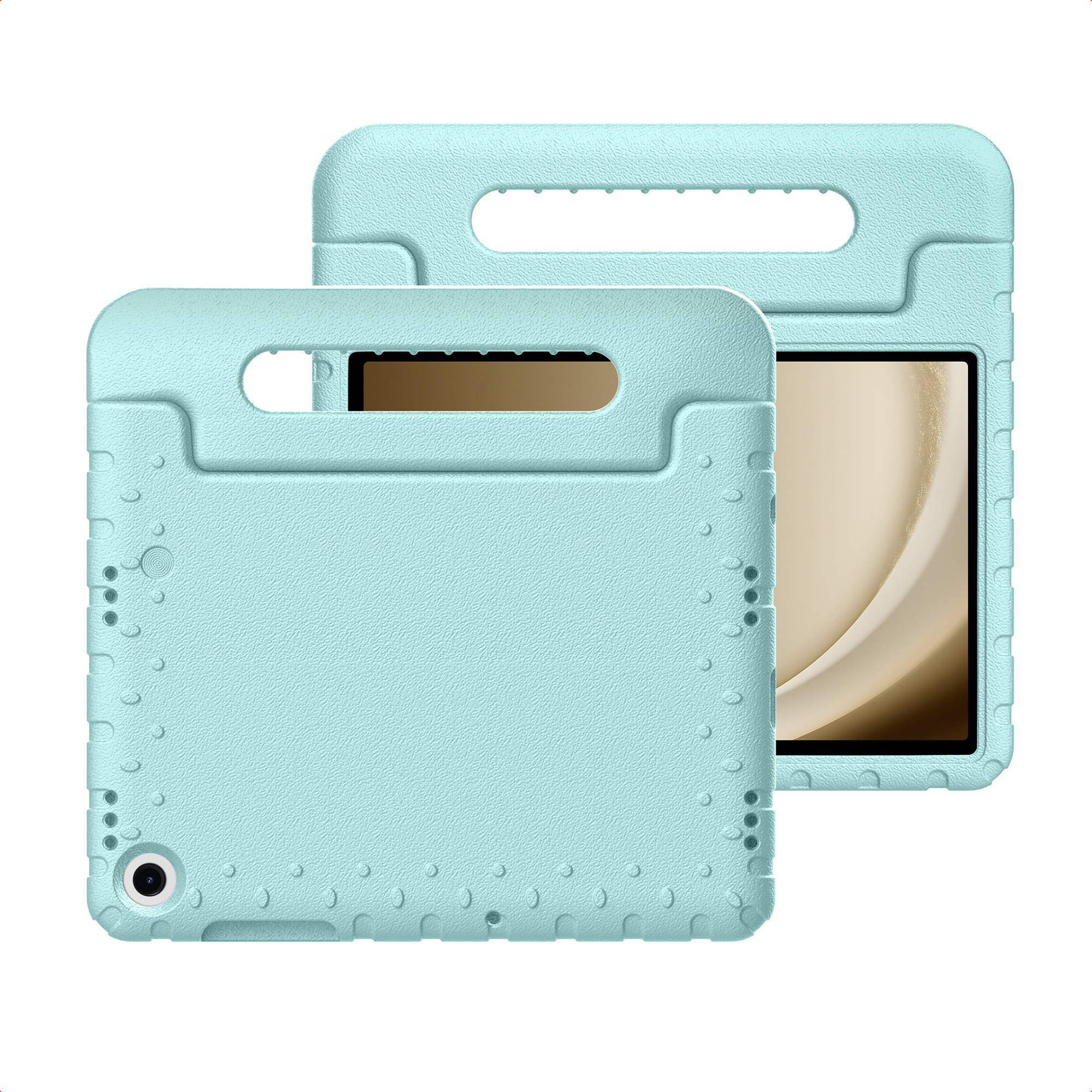 imoshion Kidsproof Backcover met handvat voor de Samsung Galaxy Tab A11 Plus / A9 Plus - Soft Blue