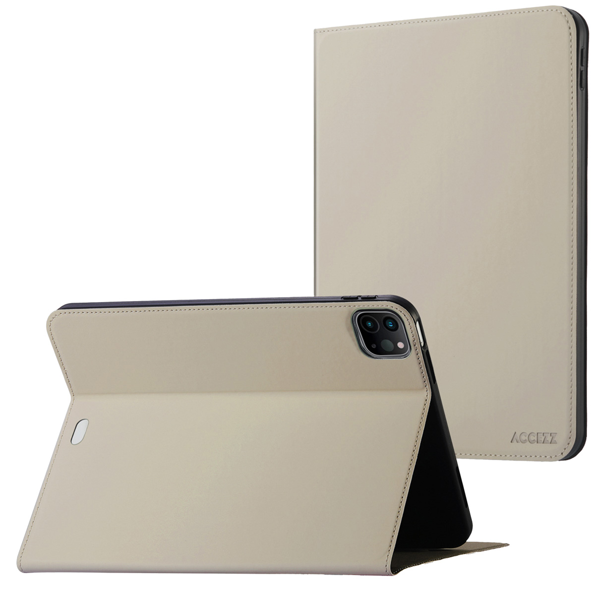 Accezz Classic Tablet Case voor de Apple iPad Pro 11 (2018/2020/2021/2022) / Air 5 (2022) / Air 4 (2020) - Greige