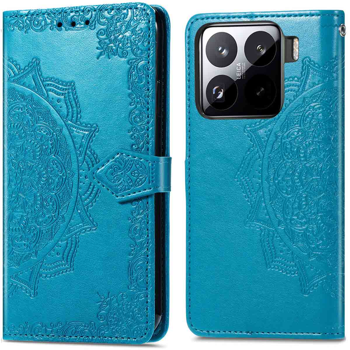imoshion Mandala Bookcase voor de Xiaomi 15 - Turquoise