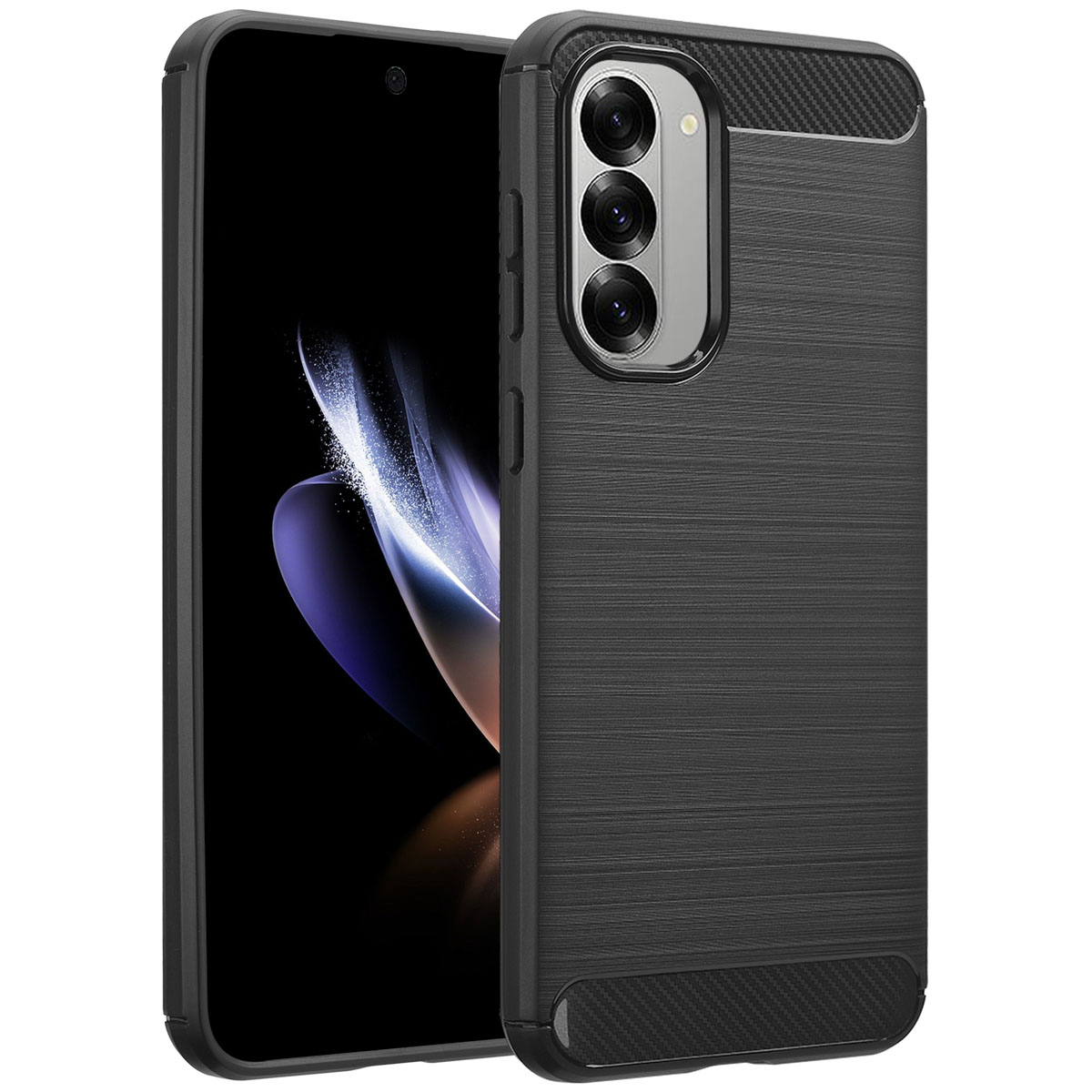 imoshion Brushed Backcover voor de Samsung Galaxy A56 - Zwart