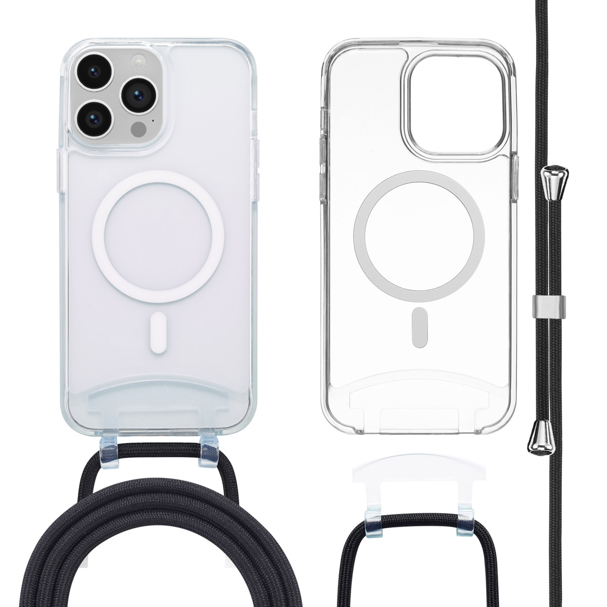imoshion Coque MagSafe avec cordon amovible Apple iPhone 14 Pro Max - Transparent