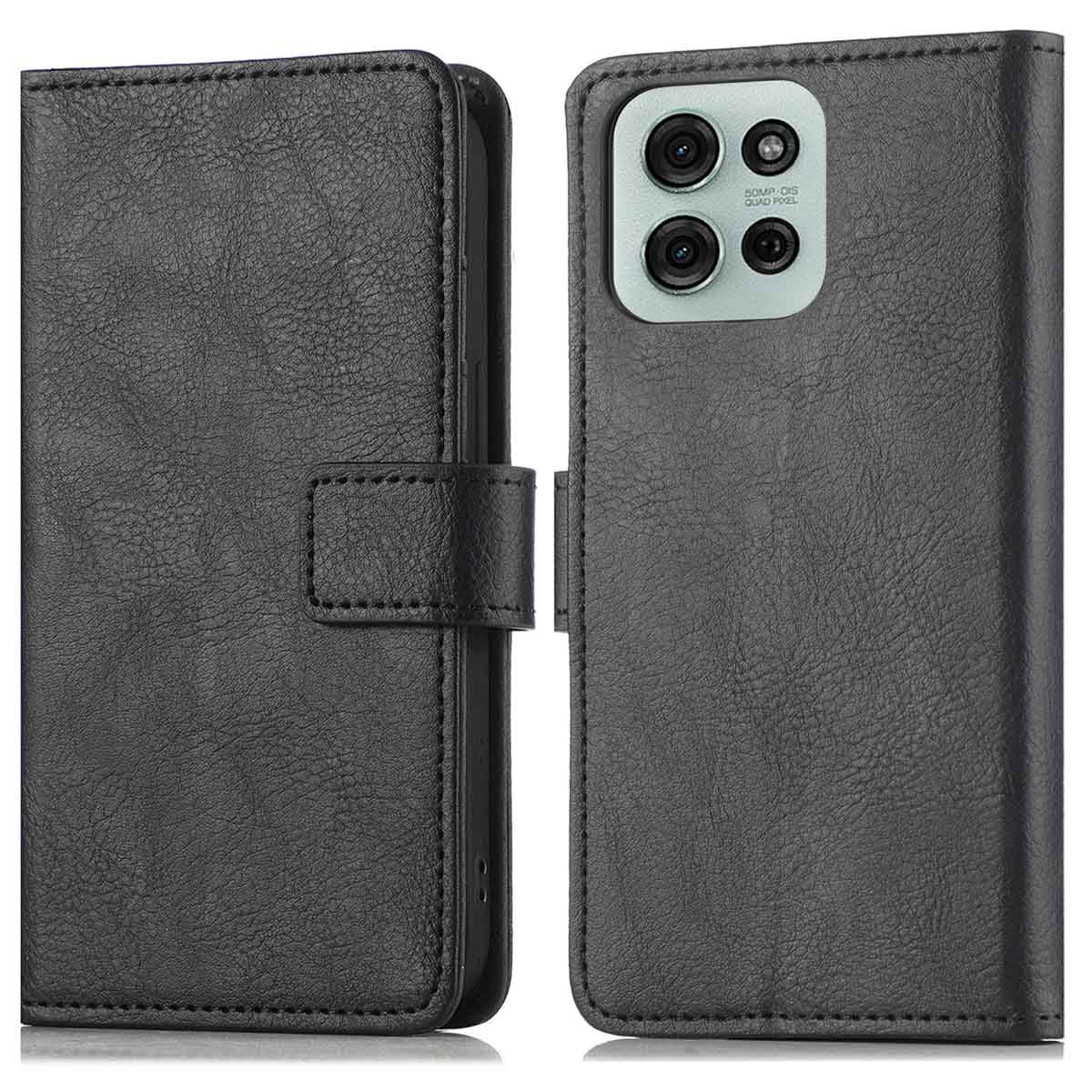 imoshion Luxe Bookcase voor de Motorola Moto G75 5G - Zwart