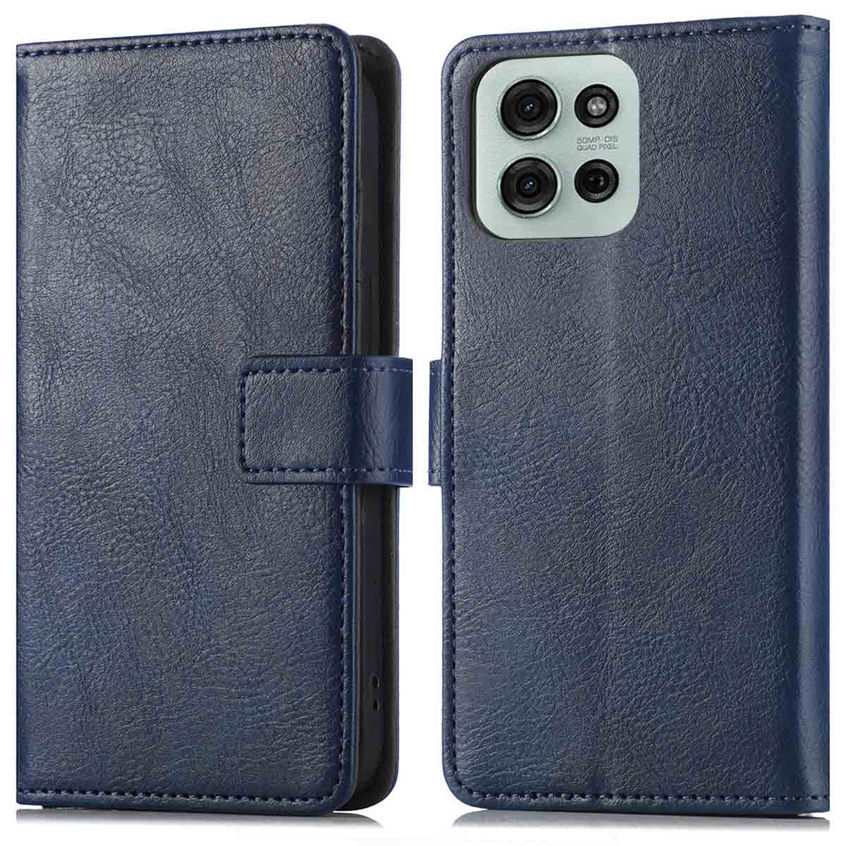 imoshion Luxe Bookcase voor de Motorola Moto G75 5G - Donkerblauw