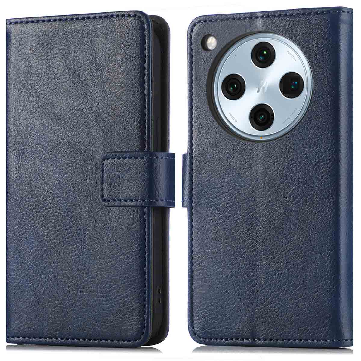 imoshion Luxe Bookcase voor de Oppo Find X8 Pro - Donkerblauw