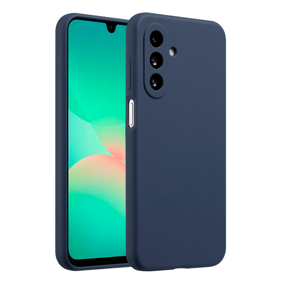 Accezz Liquid Silicone Backcover voor de Samsung Galaxy A26 - Donkerblauw
