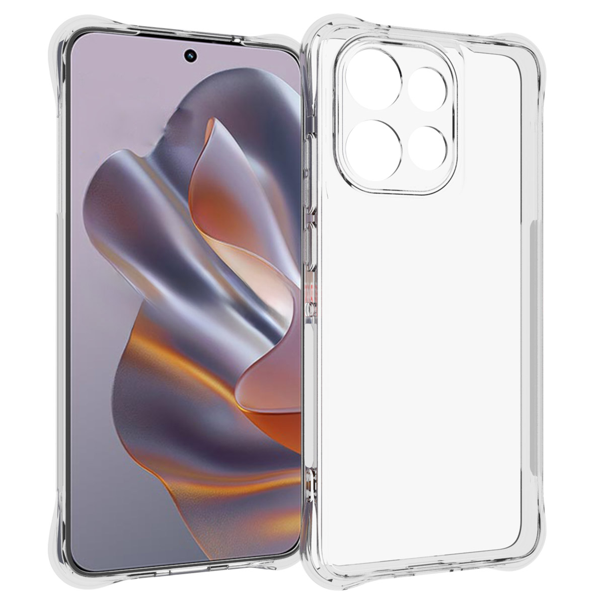 imoshion Shockproof Case voor de Motorola Thinkphone 25 / Edge 50 Neo / Edge 60 Neo - Transparant