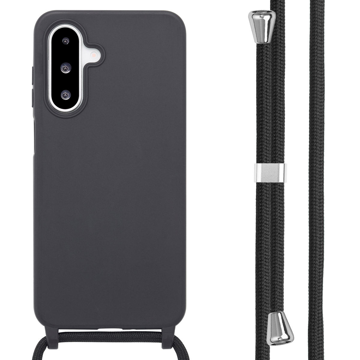 imoshion Siliconen hoesje met koord voor de Samsung Galaxy A26 - Zwart
