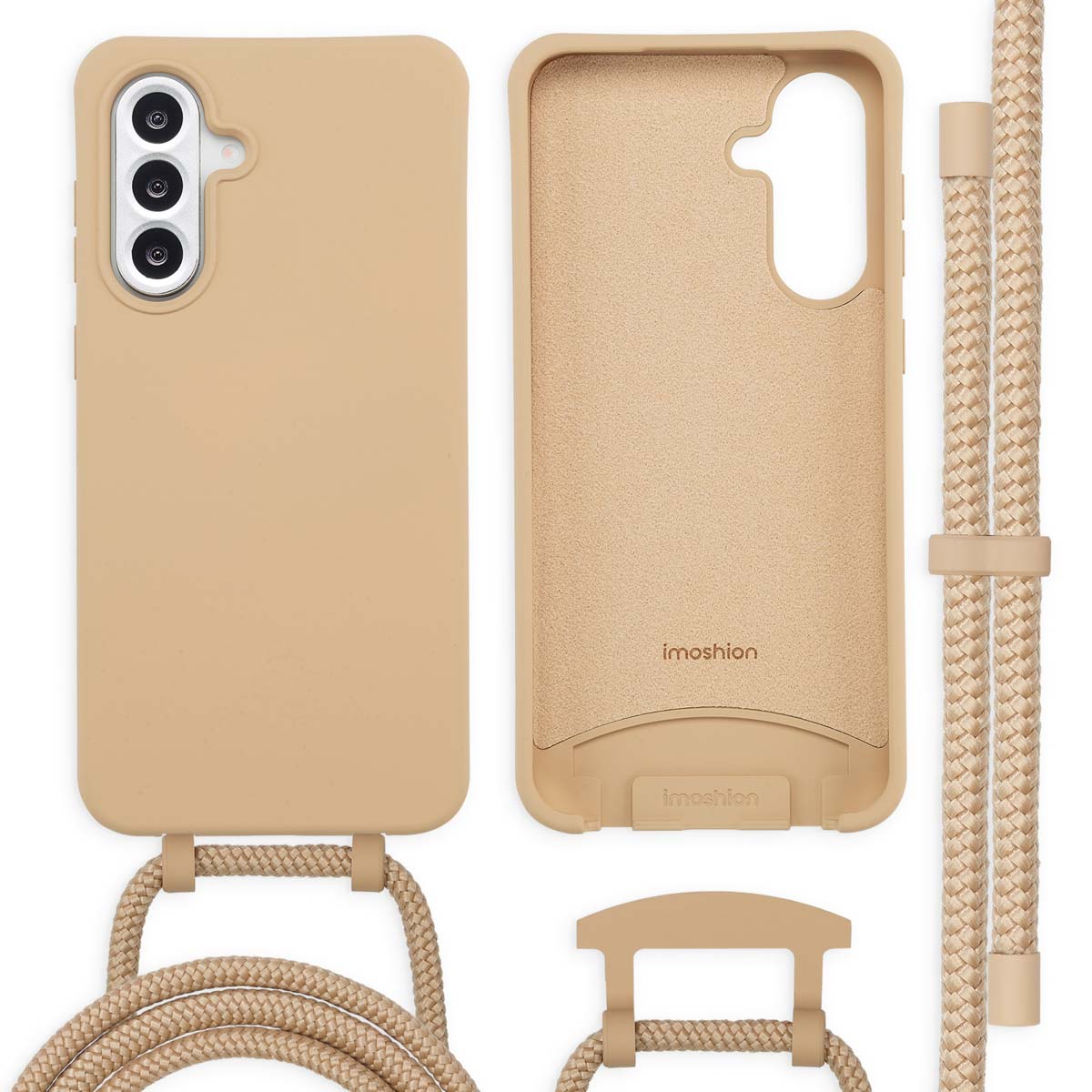 imoshion Coque de couleur avec cordon amovible Samsung Galaxy A36 / A56 - Nude