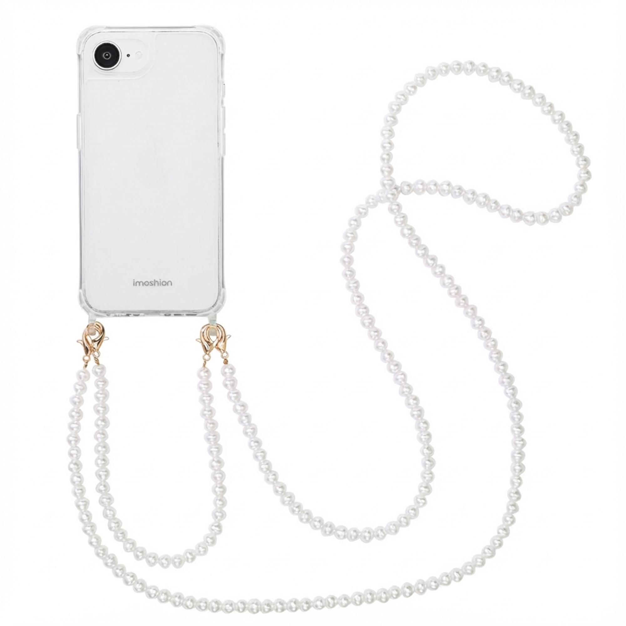 imoshion Coque avec cordons de téléphone Apple iPhone 17e / 16e - Perles
